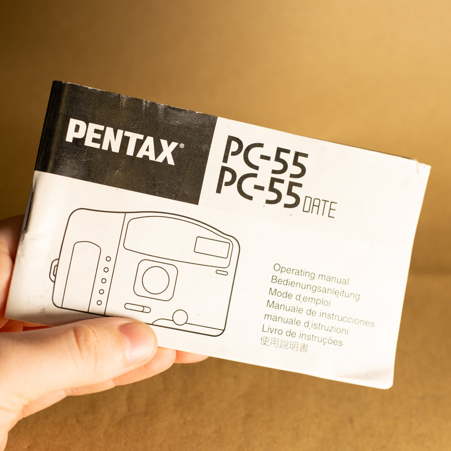 Original Pentax PC-55 Instruction Manual