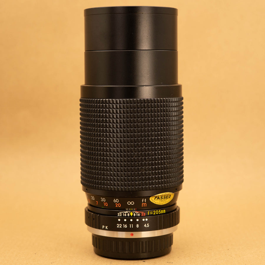 Ozeck 80-205mm f/4.5 Zoom Lens for Pentax K Mount