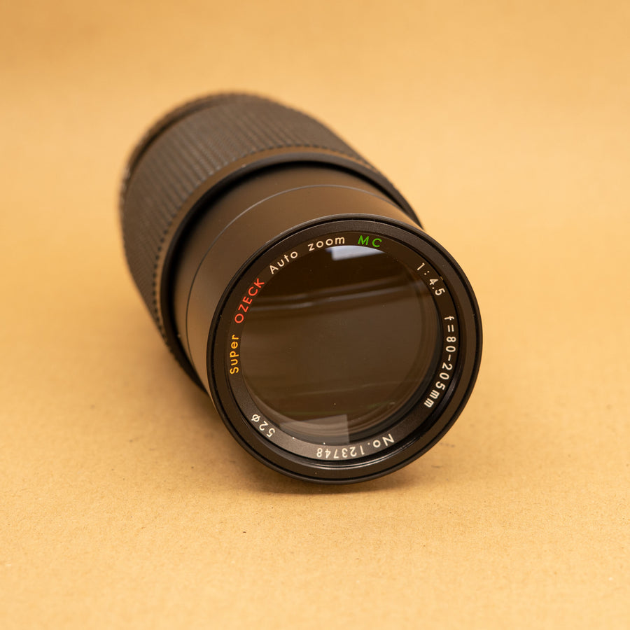 Ozeck 80-205mm f/4.5 Zoom Lens for Pentax K Mount
