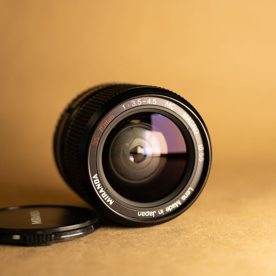 Miranda 35-70mm f/3.5-4.5 Zoom Lens for Pentax PK Mount