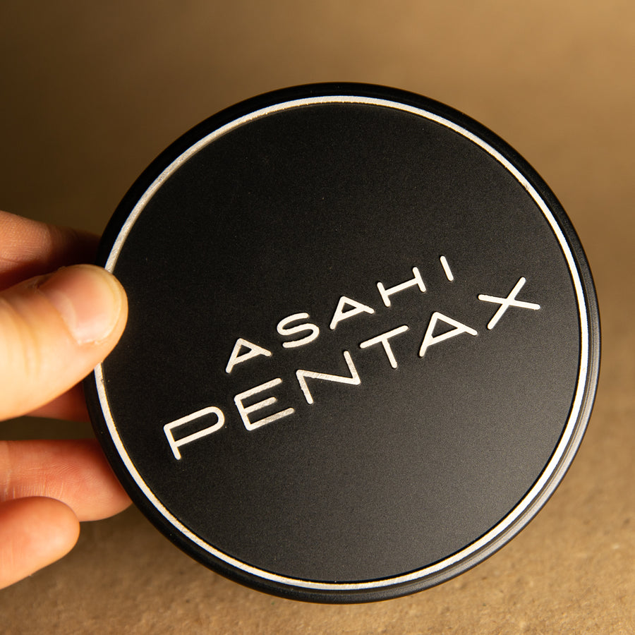 Tapa de lente a presión de metal original Asahi Pentax 6x7
