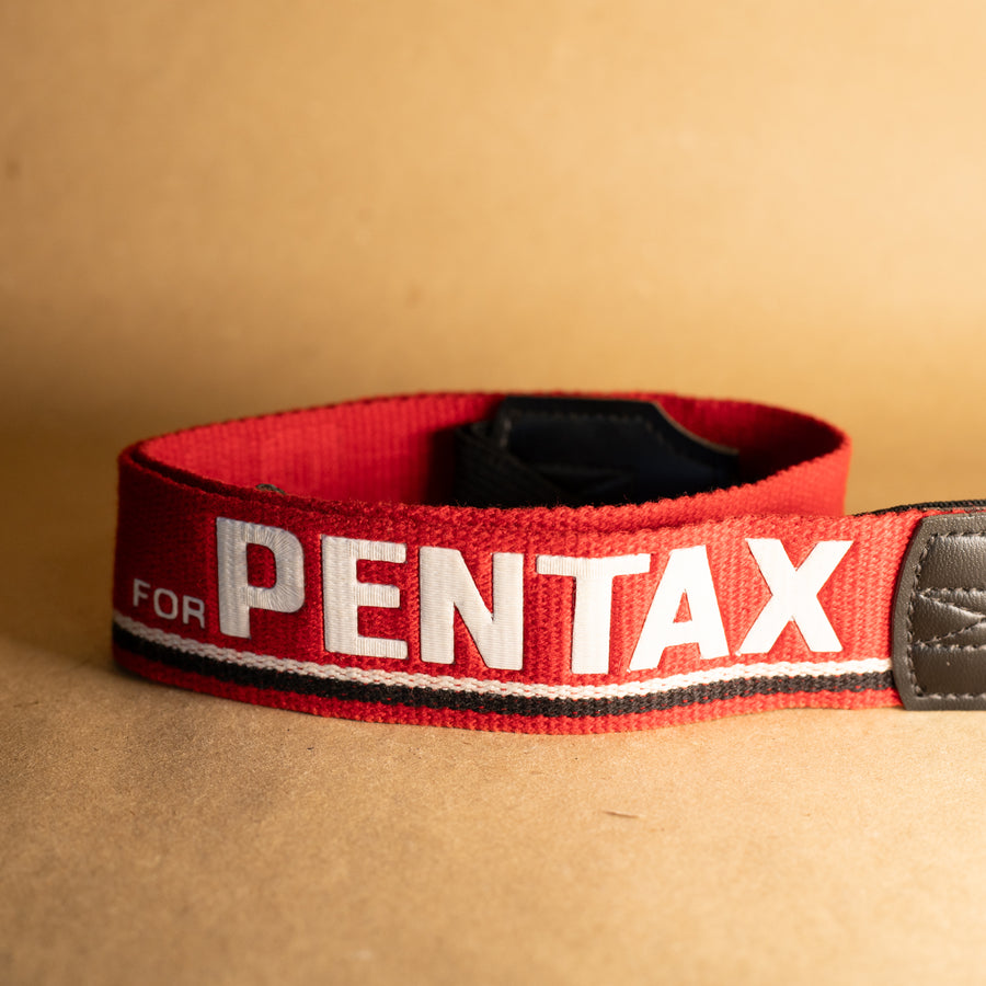 Sangle d'appareil photo avec logo Pentax vintage