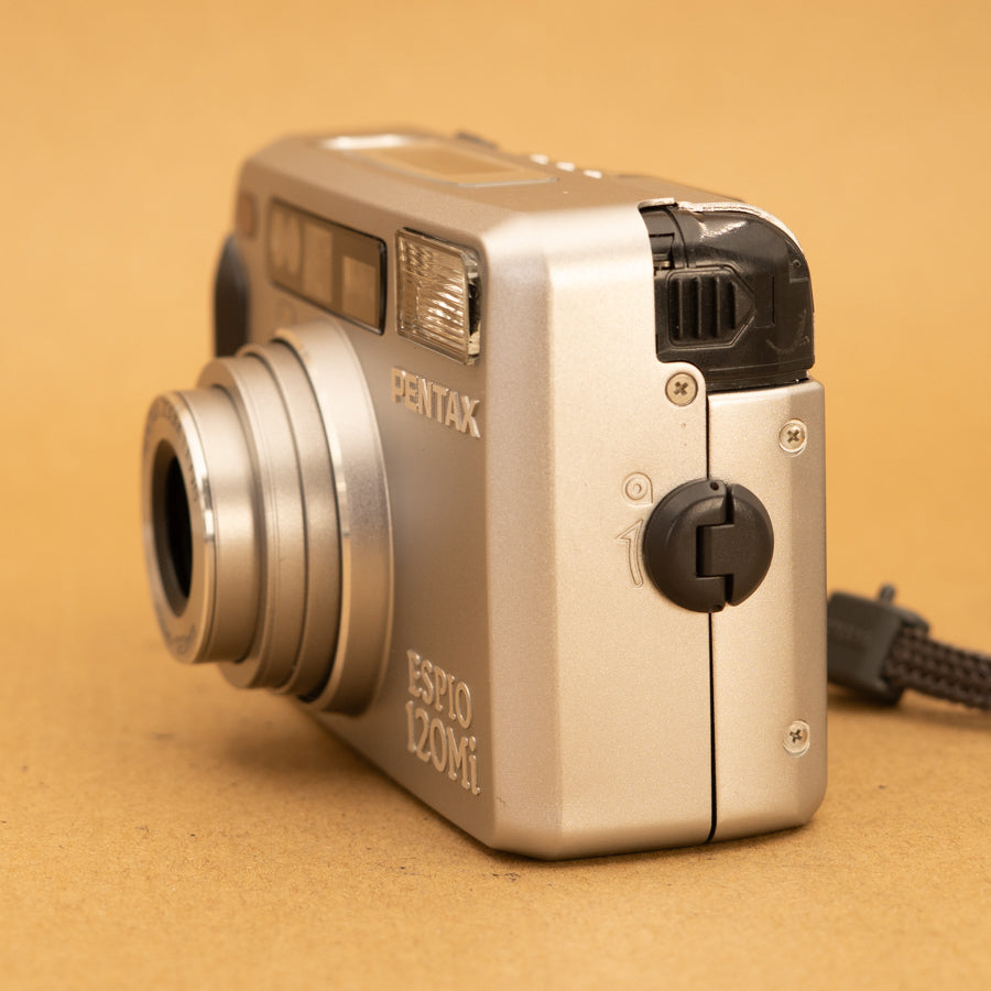 Pentax Espio 120Mi - Compact Beginner Zoom Film Camera with Roll
