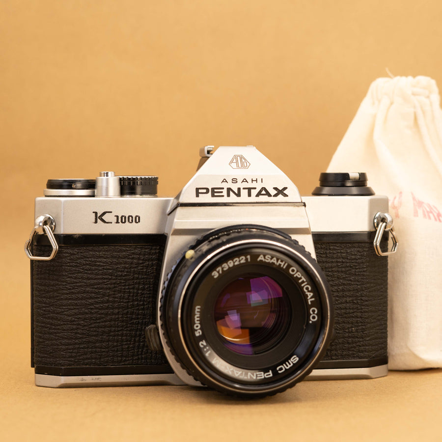 Pentax K1000 avec objectif 50 mm f/2