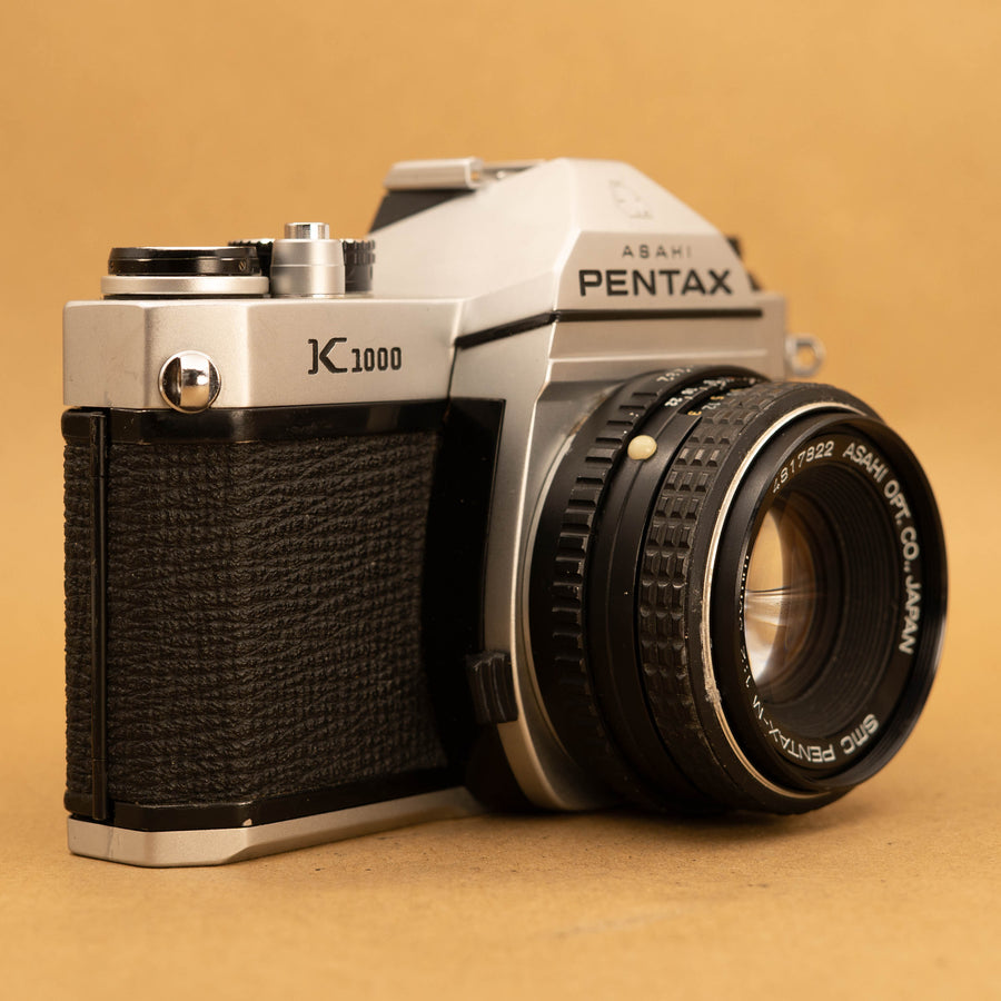 Pentax K1000 with Pentax PK 50mm f/2 Lens 35mm SLR Film Camera
