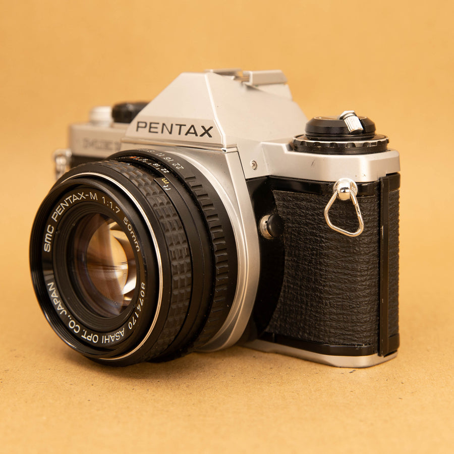 Pentax K1000 Pentax ME Super 35mm Film Camera (Renewed) With 50mm