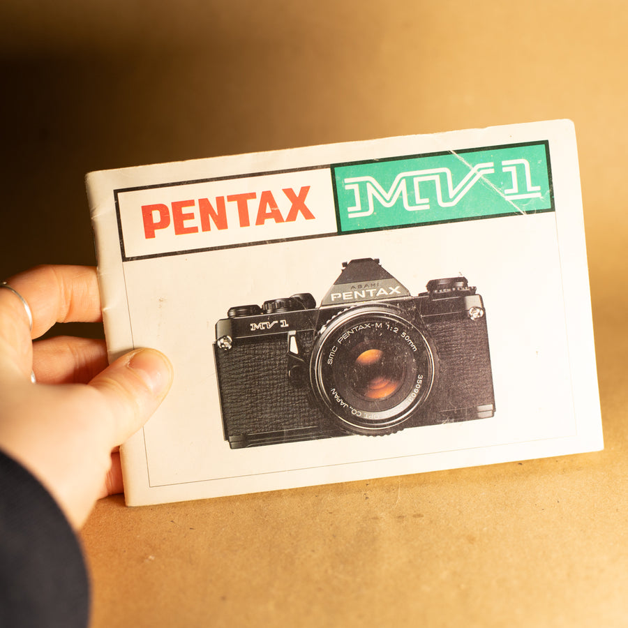 Original Pentax MV-1 Instruction Manual