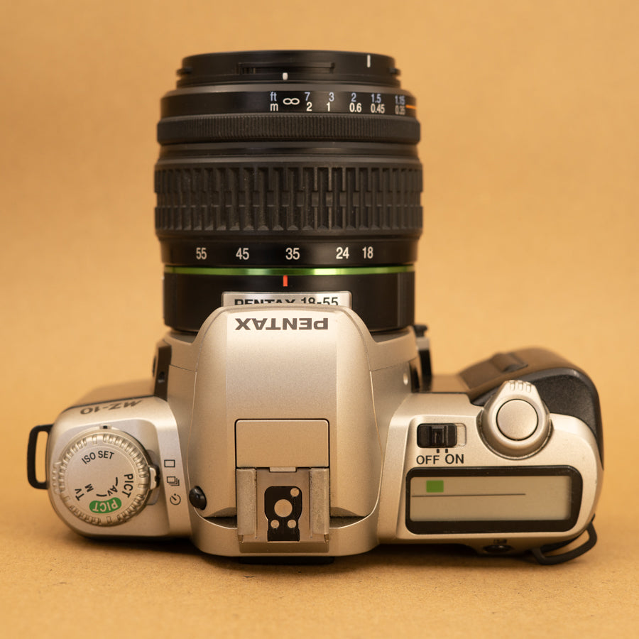 Pentax MZ-10 with 18-55mm f/3.5-5.6 Lens 35mm Film Camera for