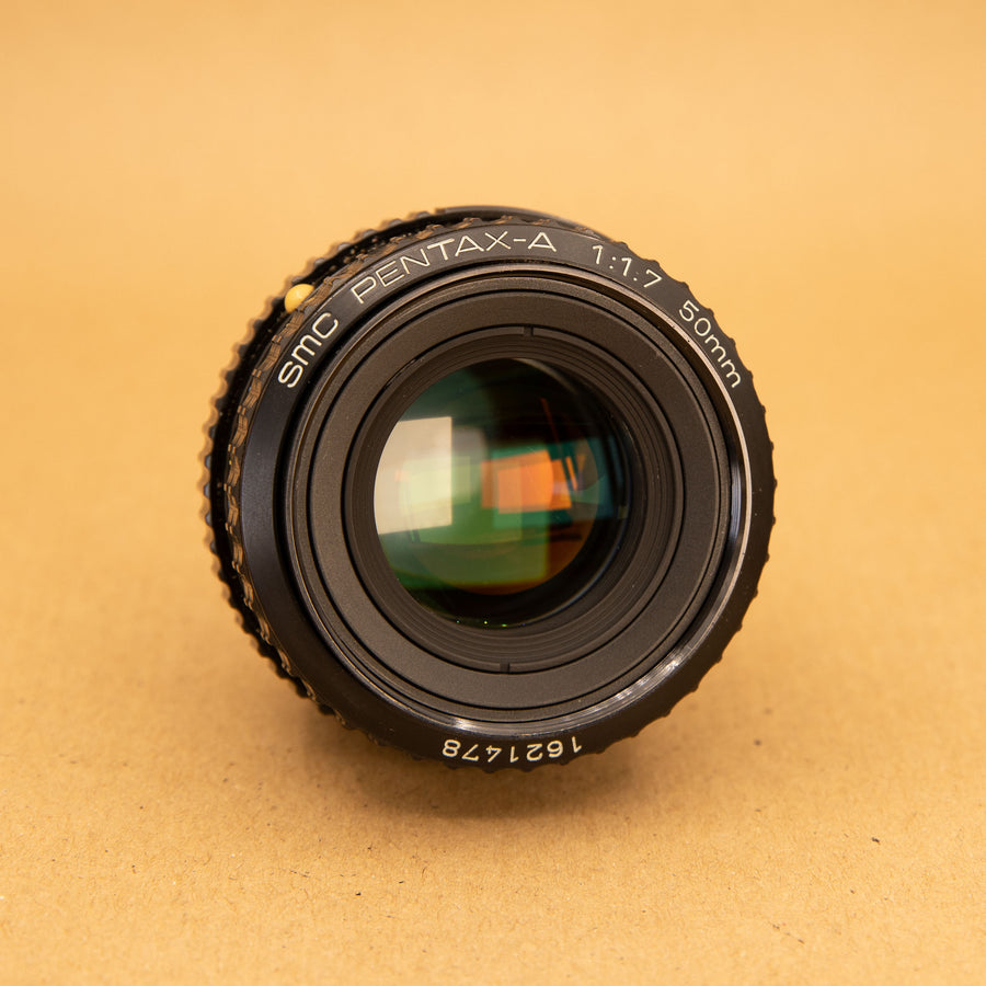 SMC Pentax-A 50mm f/1.7 for Pentax K Mount Lens