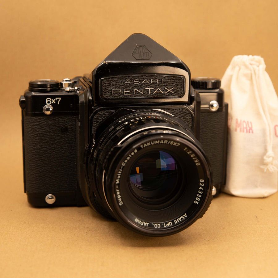 Pentax 6x7 with Eye-level Prism Viewfinder Refurbished – Cameras