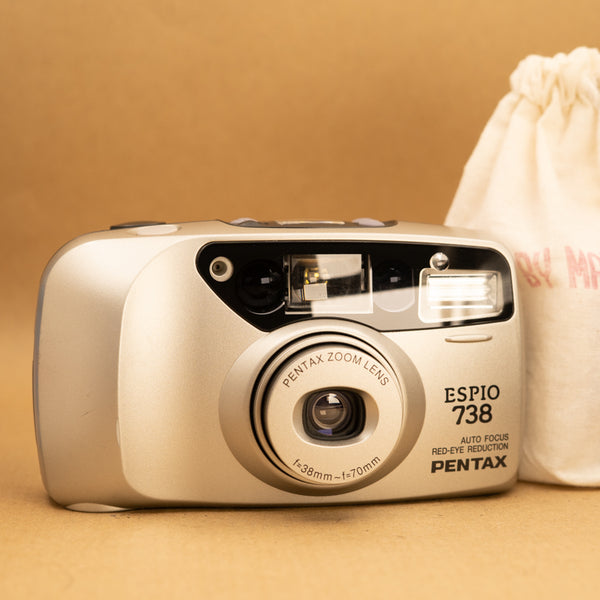 Pentax Espio 738 35mm Point and Shoot Film Camera with Roll of