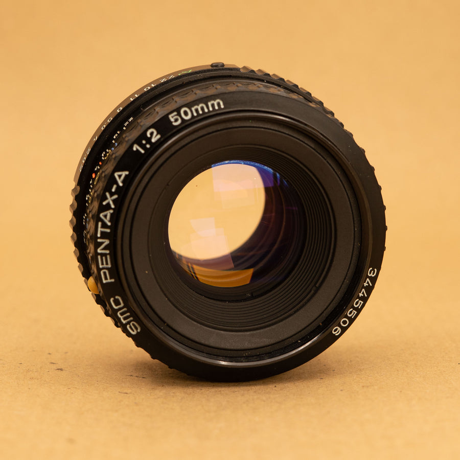 SMC Pentax-A 50mm f/2 for Pentax K Mount Lens