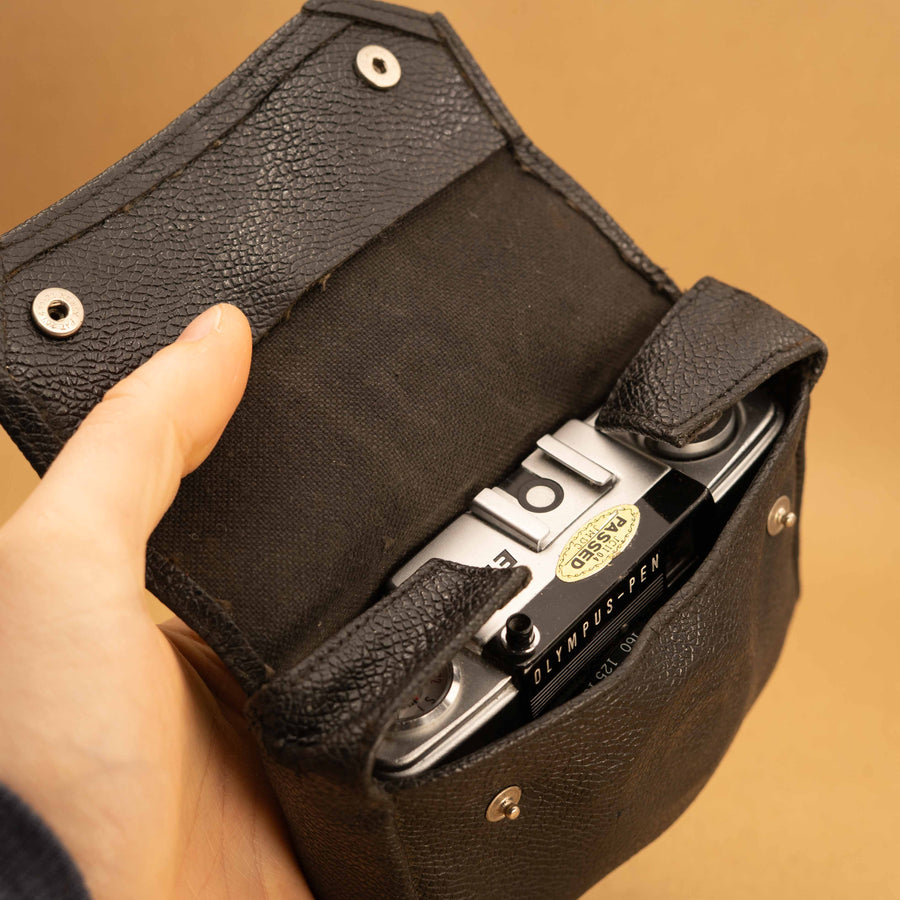 Étui en cuir pour appareil photo compact