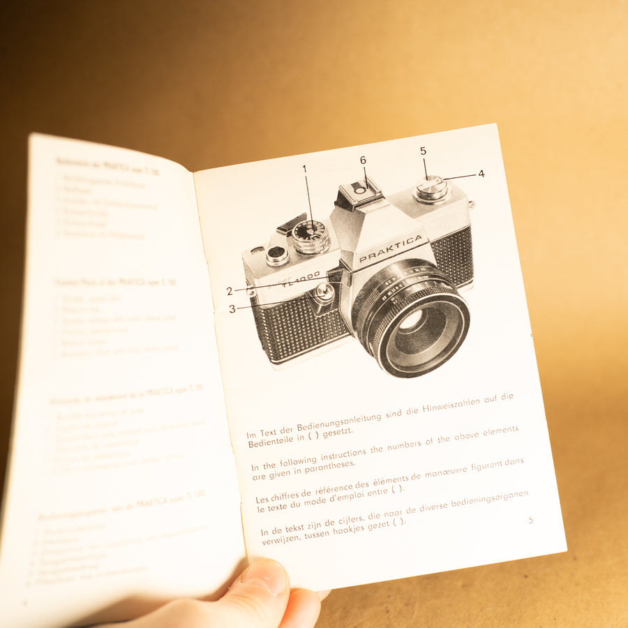 Original Praktica Super TL1000 Instruction Manual