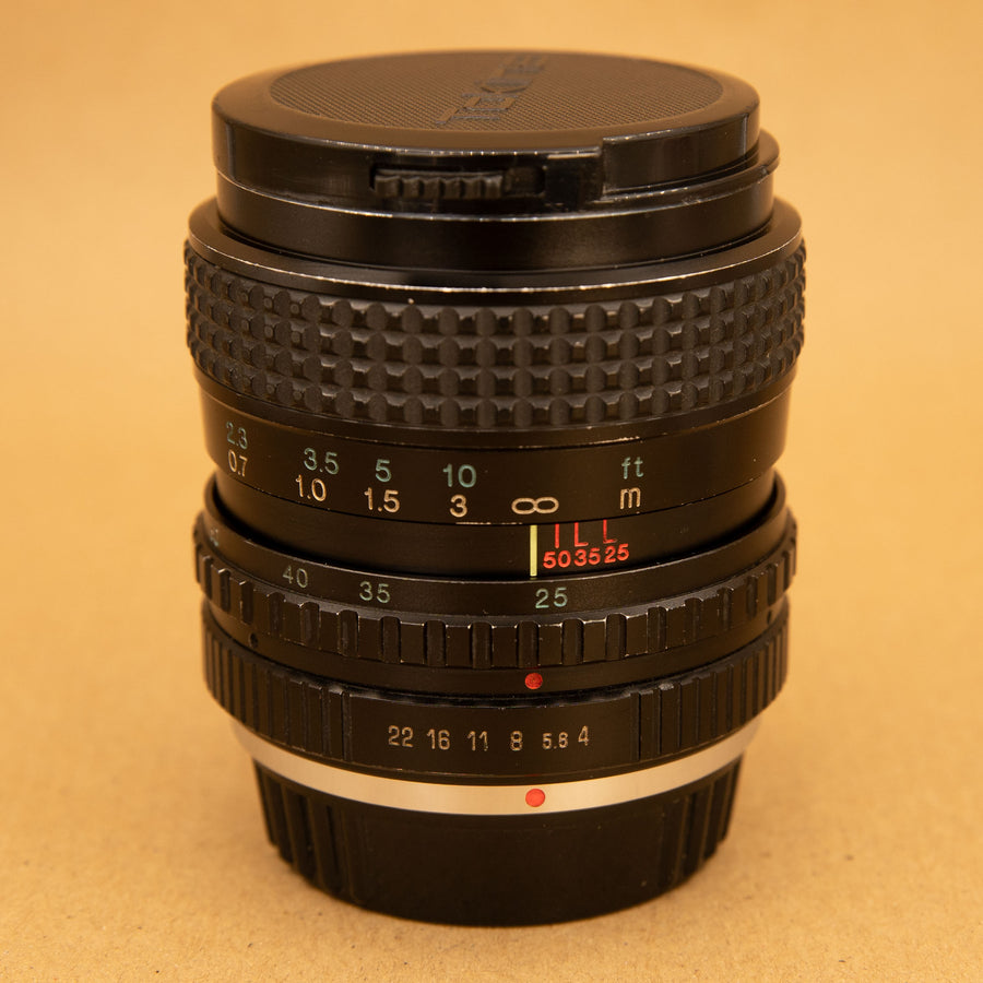 RMC Tokina 25-50mm f/4 Lens for Pentax K Mount