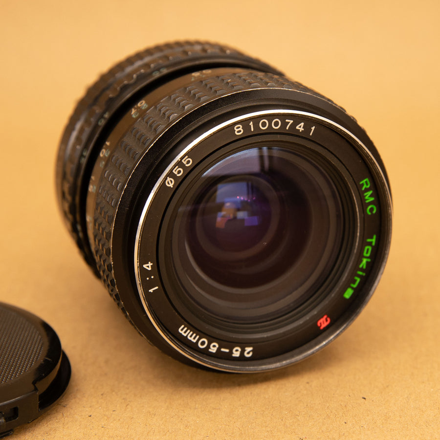 RMC Tokina 25-50mm f/4 Lens for Pentax K Mount