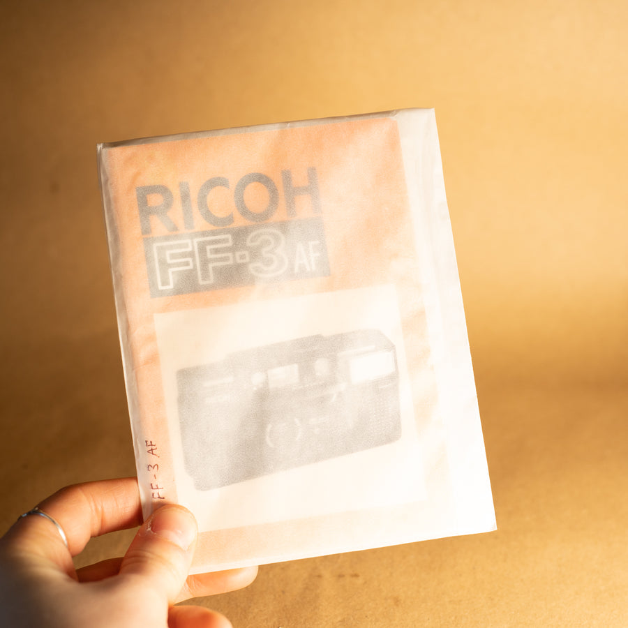 Original Ricoh FF-3 AF Instruction Manual