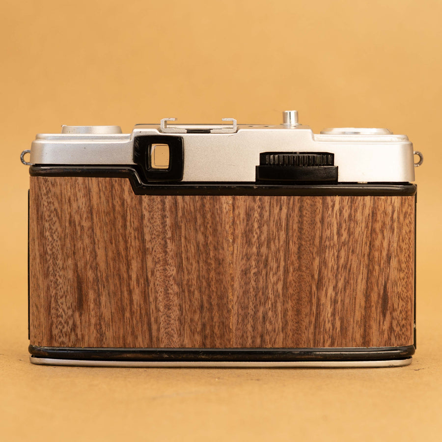 Wood Olympus Pen EE-3 Half-frame 35mm Film Camera - Fully Serviced