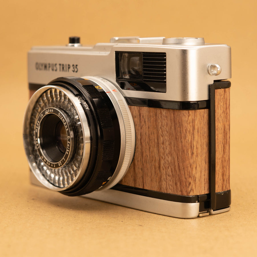 Rose Wood Olympus Trip 35 35mm Film Camera - Refurbished – Cameras