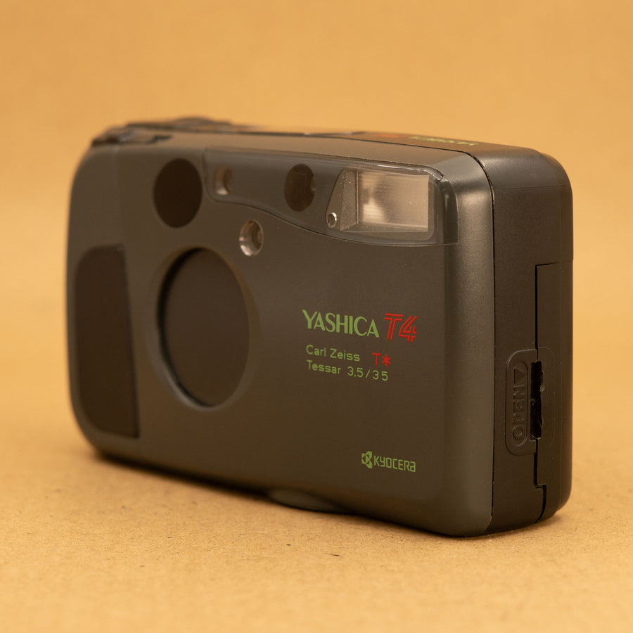 Safari Green Yashica T4 35mm Point and Shoot Film Camera
