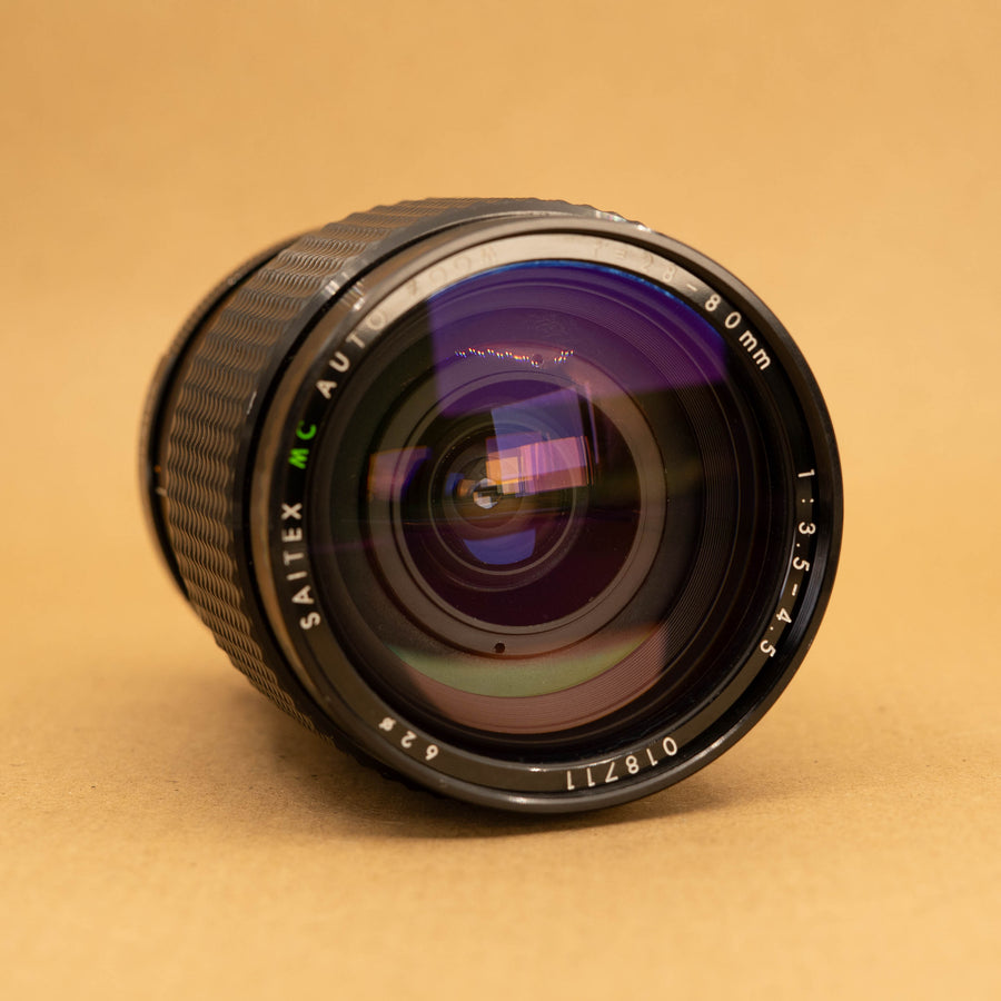 Saitex 28-80mm f/3.5-4.5 Lens for Pentax K Mount