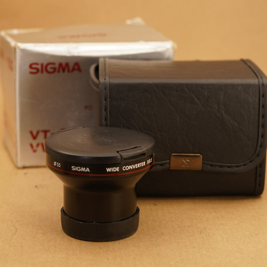 Convertor Camera Sigma Wide Converter X0.5 Adapter for AF Video Camera – Cameras By Max Ltd