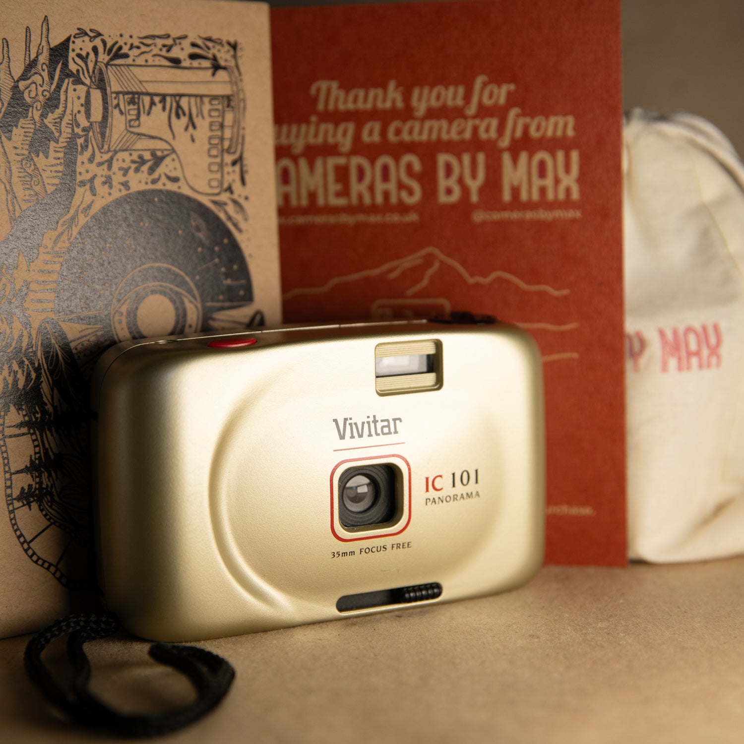 Super Simple Panoramic 35mm Film Camera Gift Set for Beginners