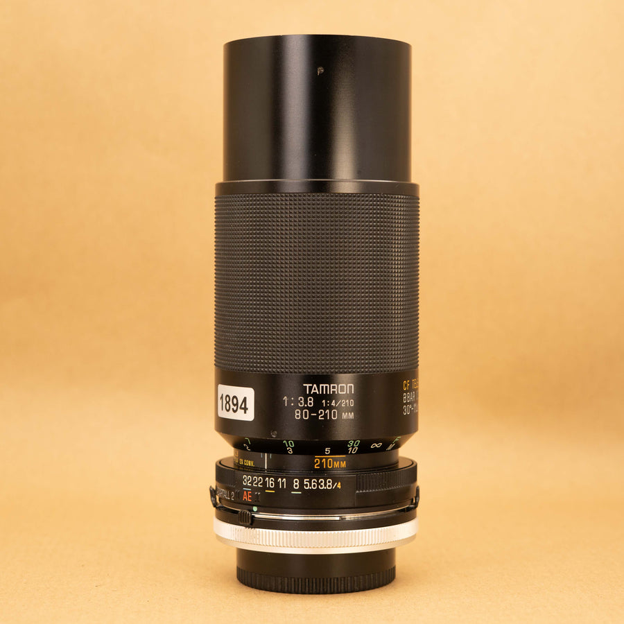 Tamron 80-210mm f/3.8-4 Zoom Lens for Canon FD Mount