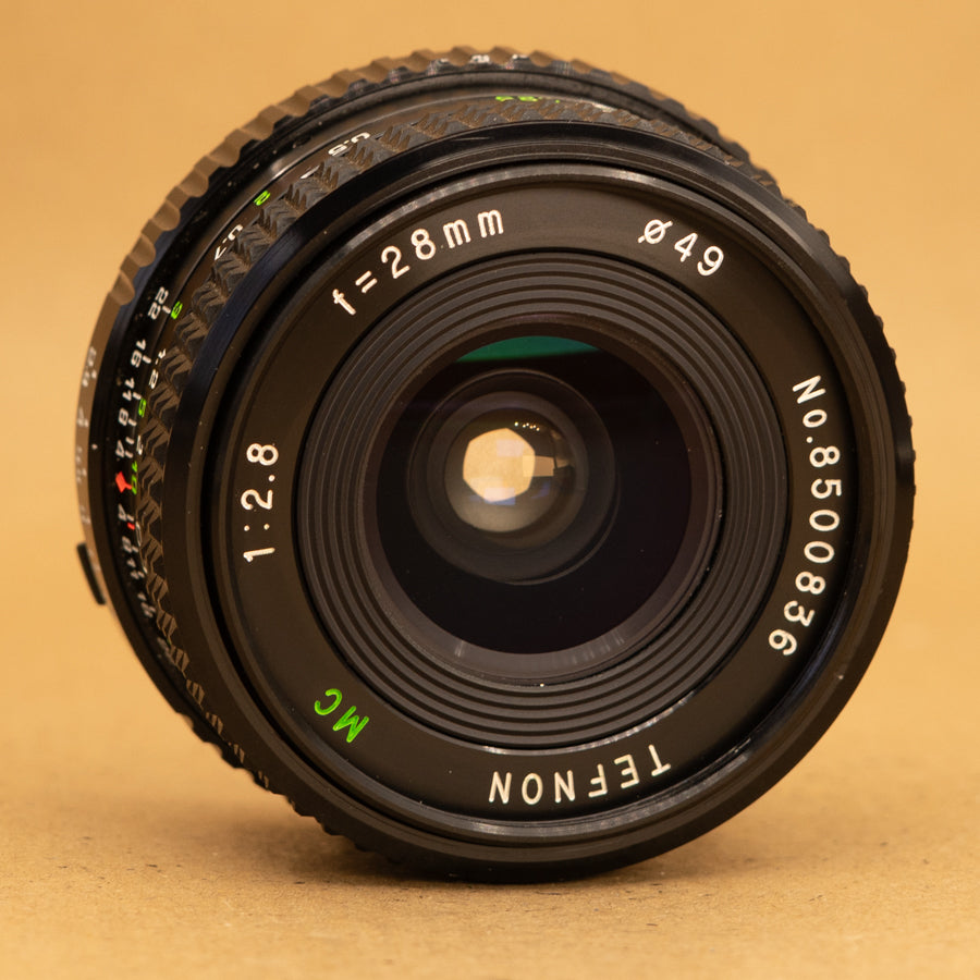 Tefnon 28mm f/2.8 Lens for Minolta MD – Cameras By Max Ltd
