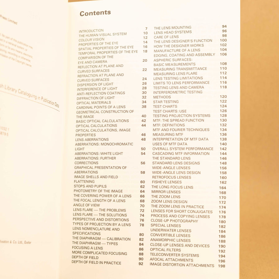 The Photographic Lens by Sidney Ray