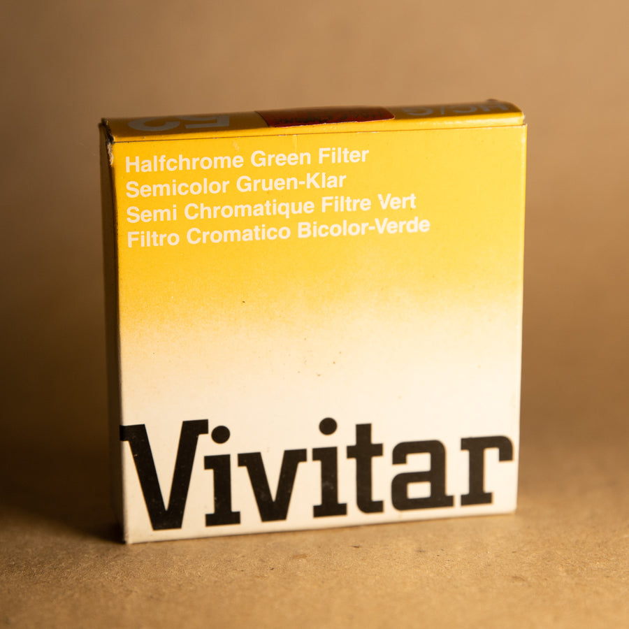 Vivitar 52mm Halfchrome Green Filter