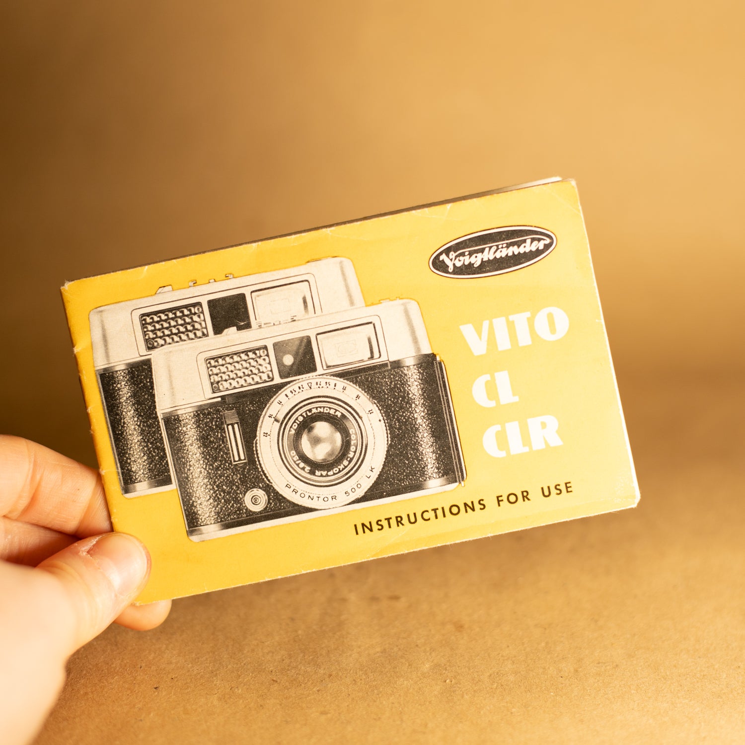 Original Voigtlander Vito CL Instruction Manual for 35mm Film Camera ...
