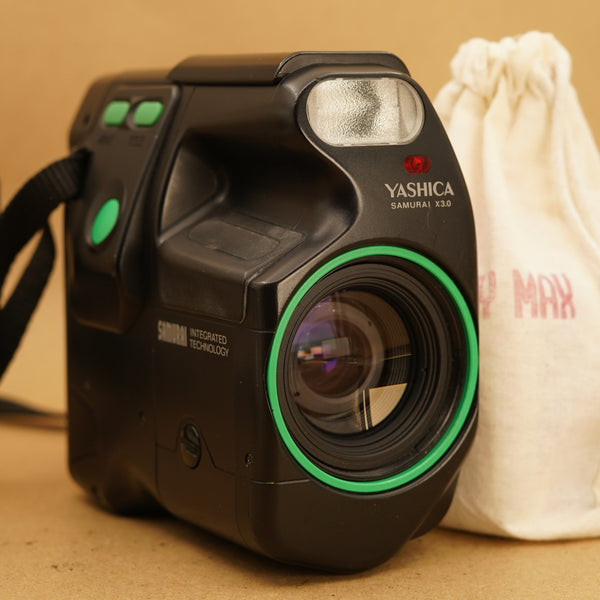 【完動品】Y-1048 KYOCERA SAMURAI X 3.0 Kyocera Samurai X3.0 (AKA Yashica Samurai) Half Frame Film Camera
