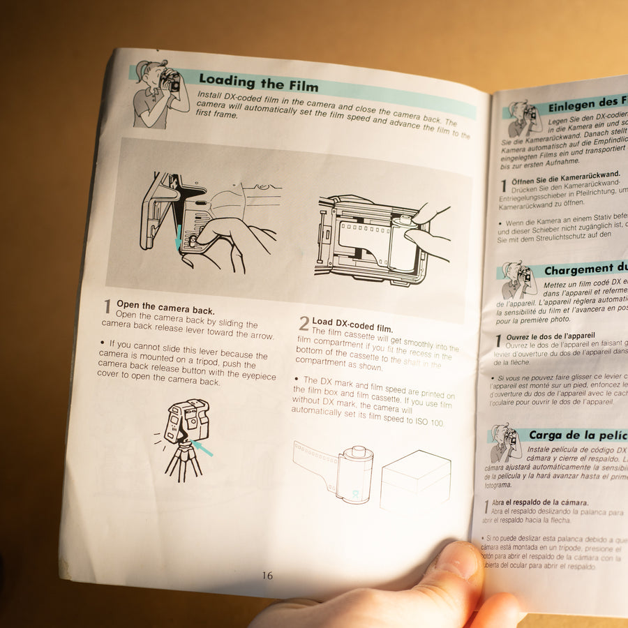 Original Yashica Samurai X3.0 Instruction Manual