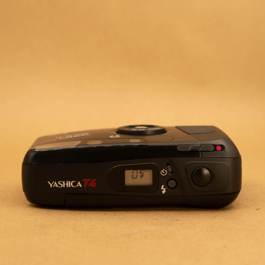 Black Yashica T4 35mm Point and Shoot Film Camera - Refurbished