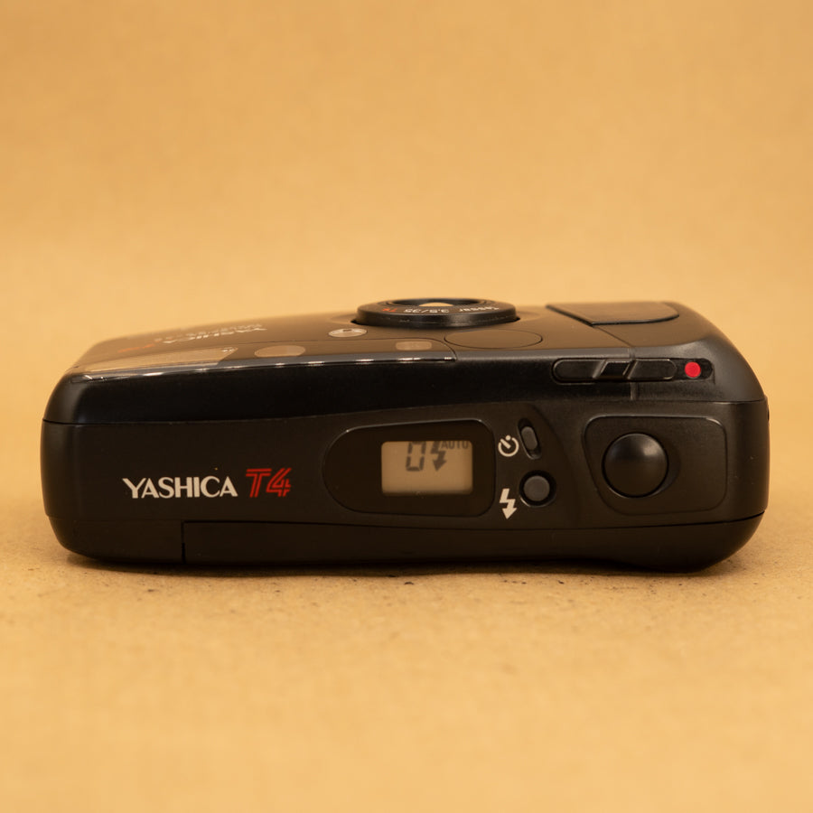 Black Yashica T4 35mm Point and Shoot Film Camera - Refurbished