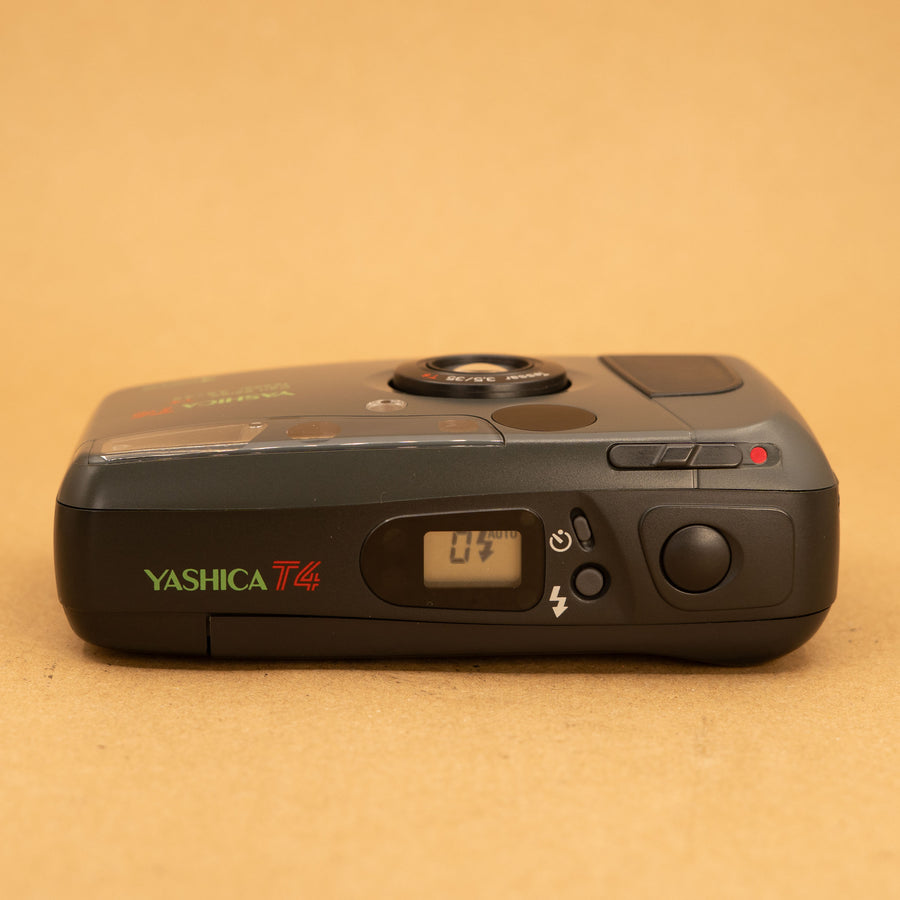 Safari Green Yashica T4 35mm Point and Shoot Film Camera