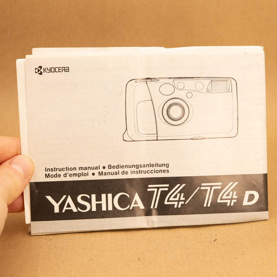 Original Yashica T4 / T4D Instruction Manual