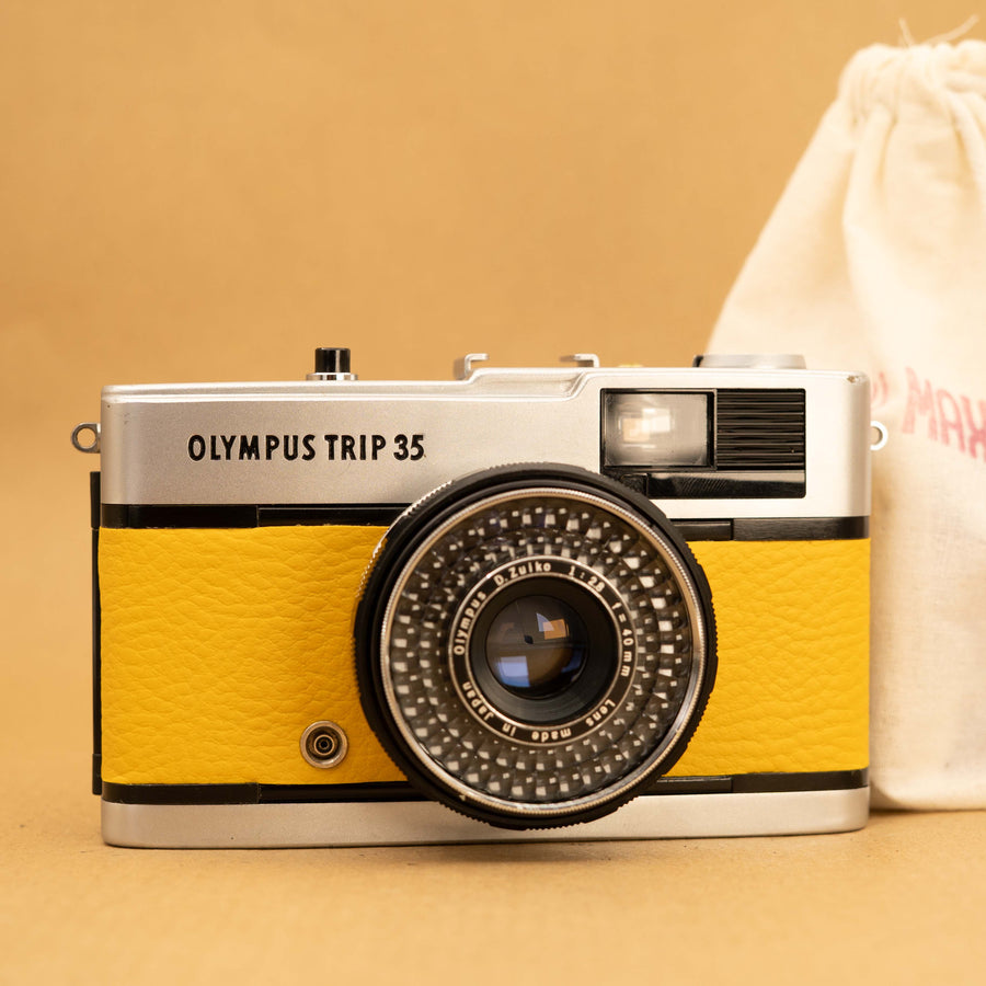 Yellow Olympus Trip 35