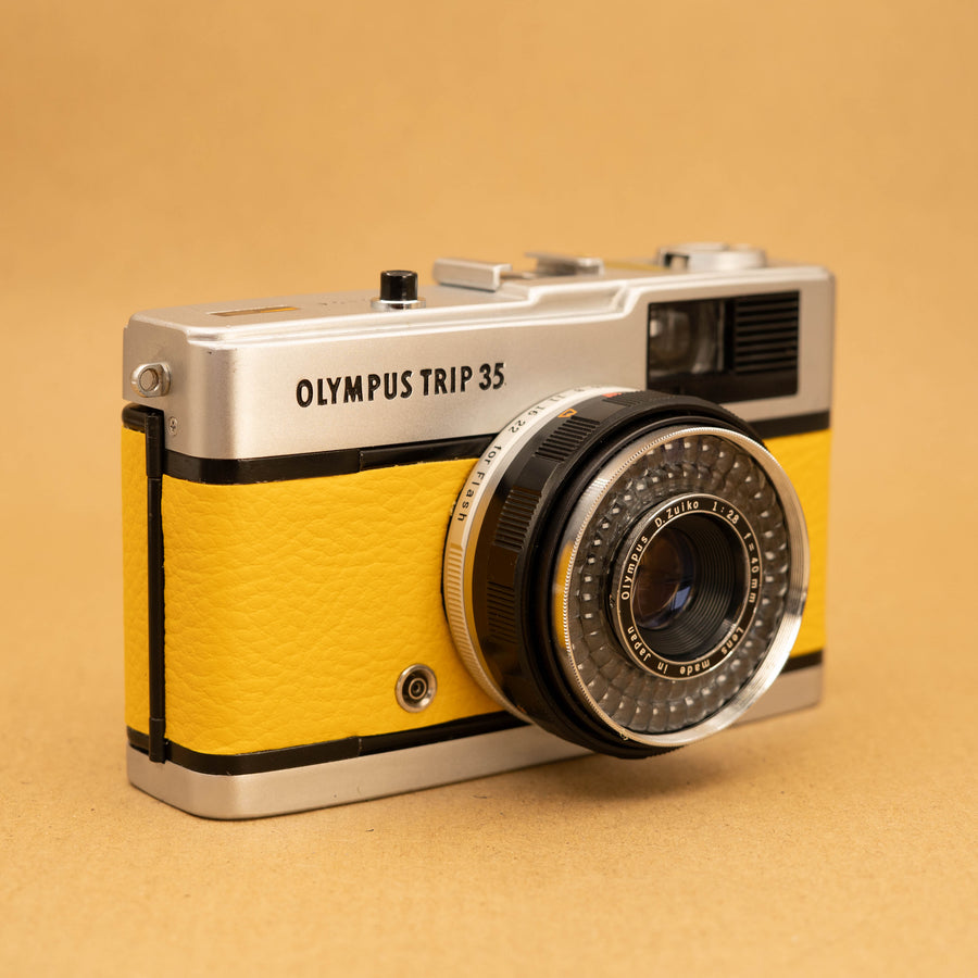Yellow Olympus Trip 35