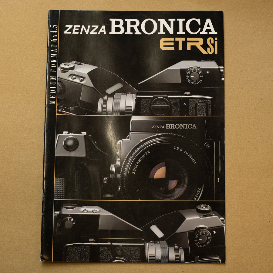 Genuine Vintage Zenza Bronica ETRSi Sales Brochure