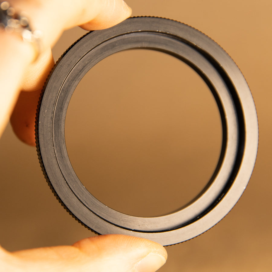 Step up and step down ring for adapting the filter size of your lens to match the filter that you have for photography