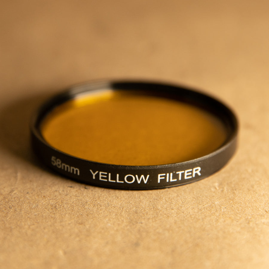 Filtre jaune 58 mm