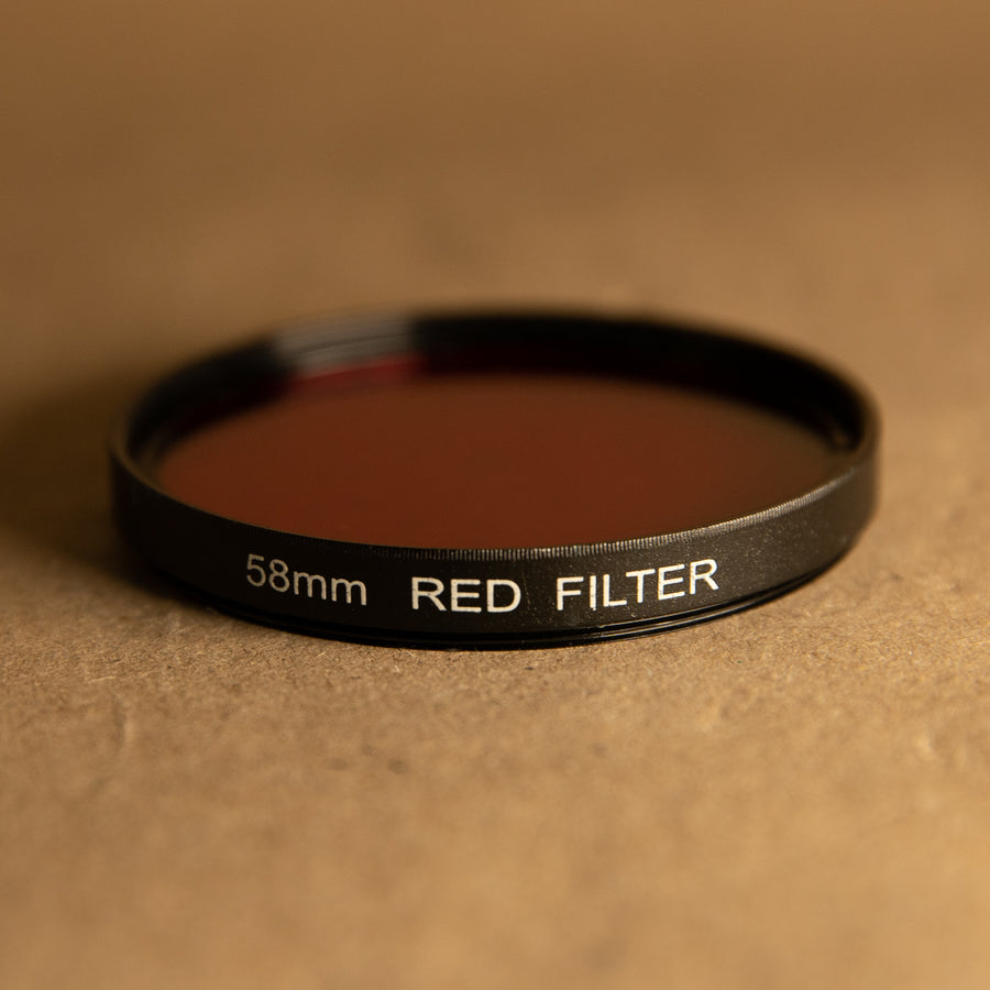 Filtre rouge 58 mm