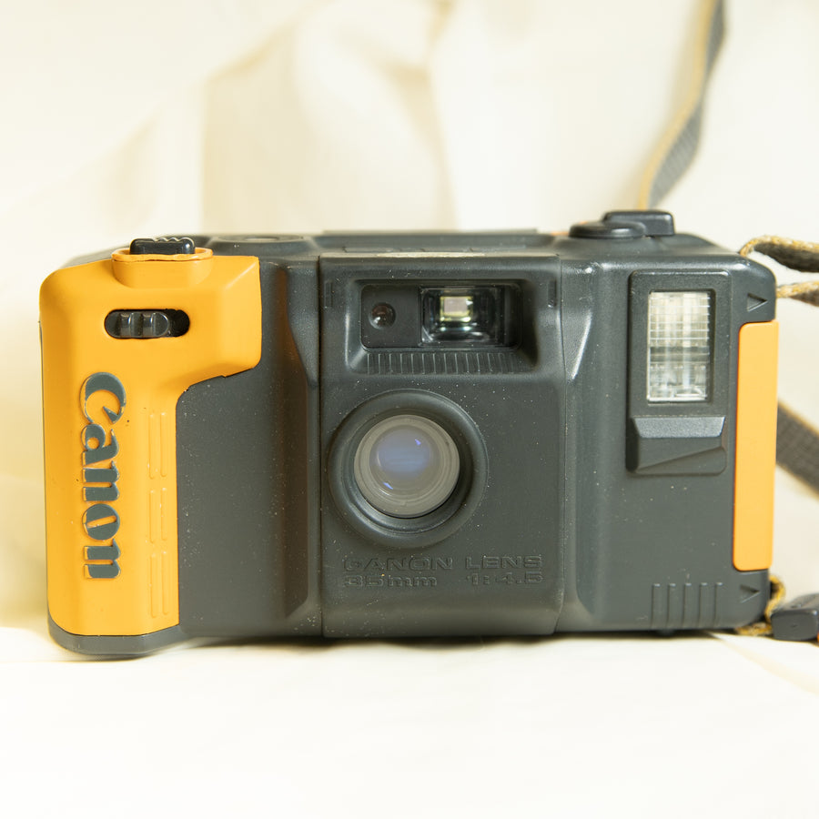 Appareil photo étanche Canon AS-6 avec étui et rouleau de film