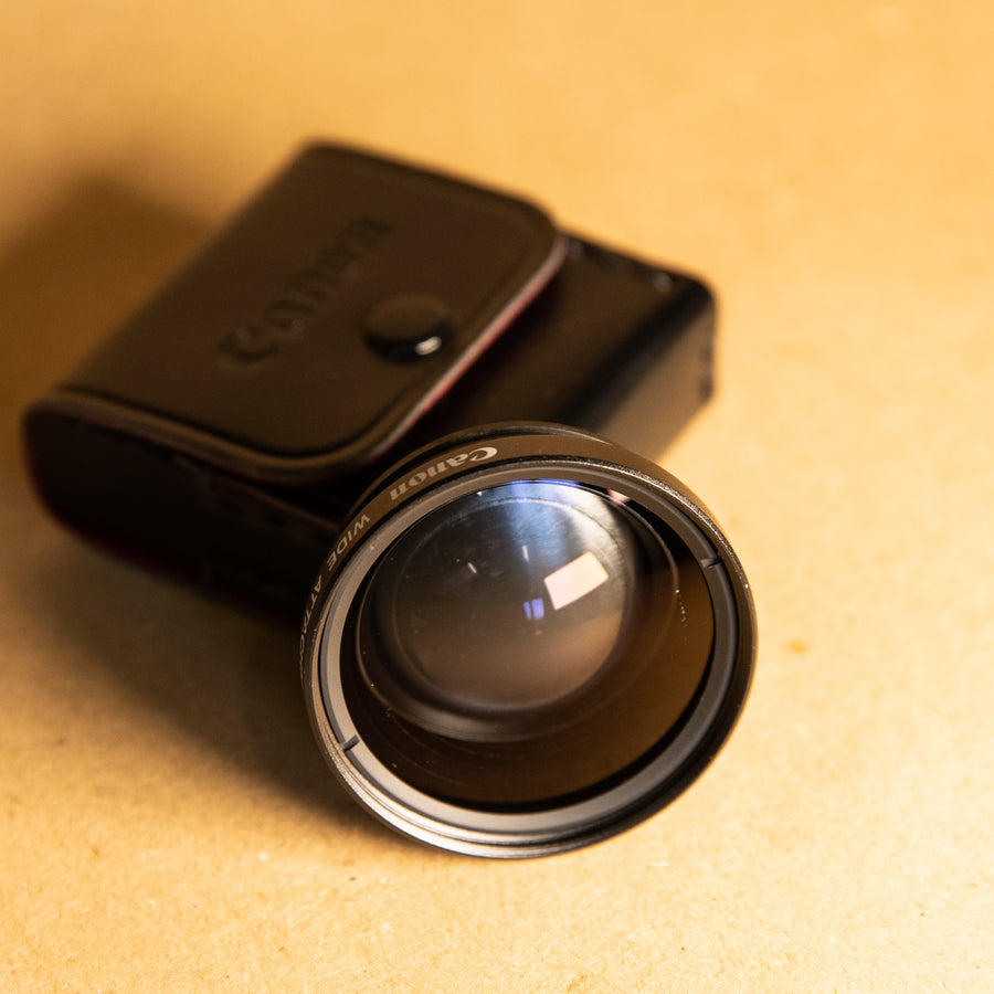 Canon wide attachment for 35mm film cameras