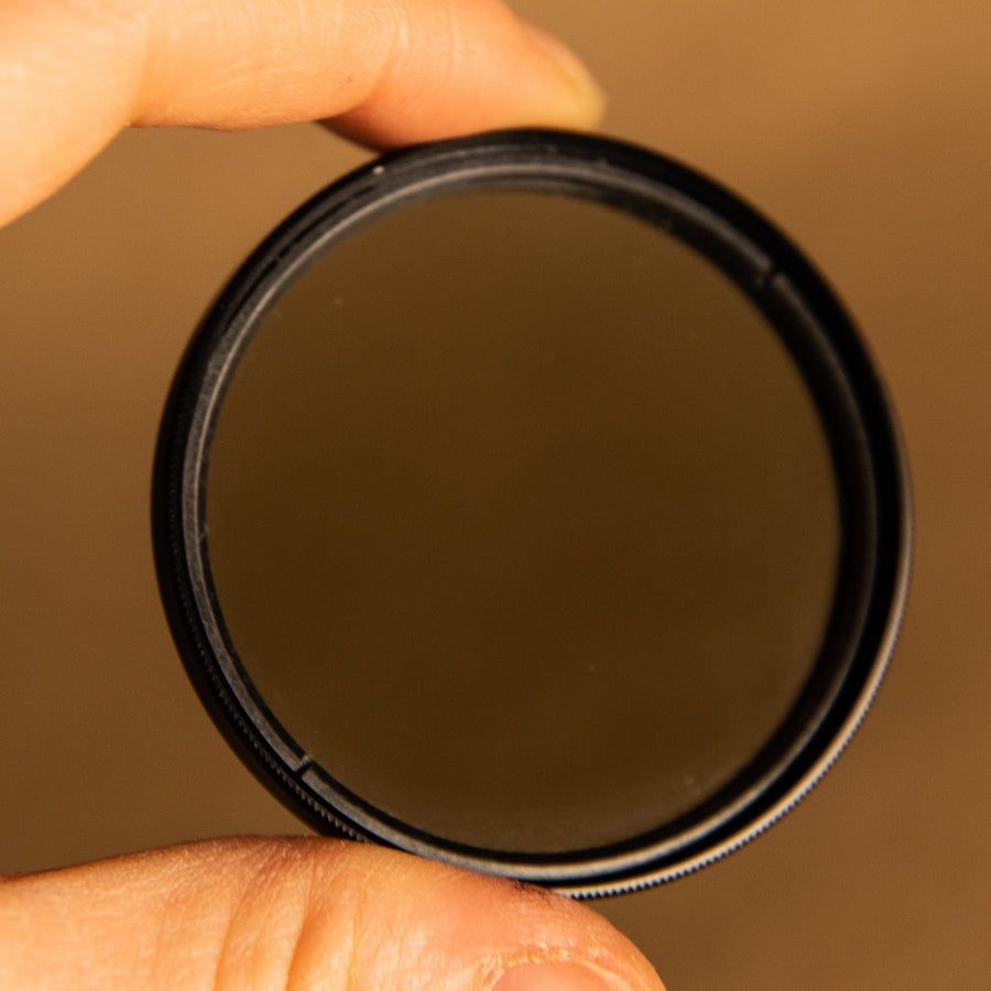 49mm polarising filter for 35mm film cameras for black and white landscape and portrait photography