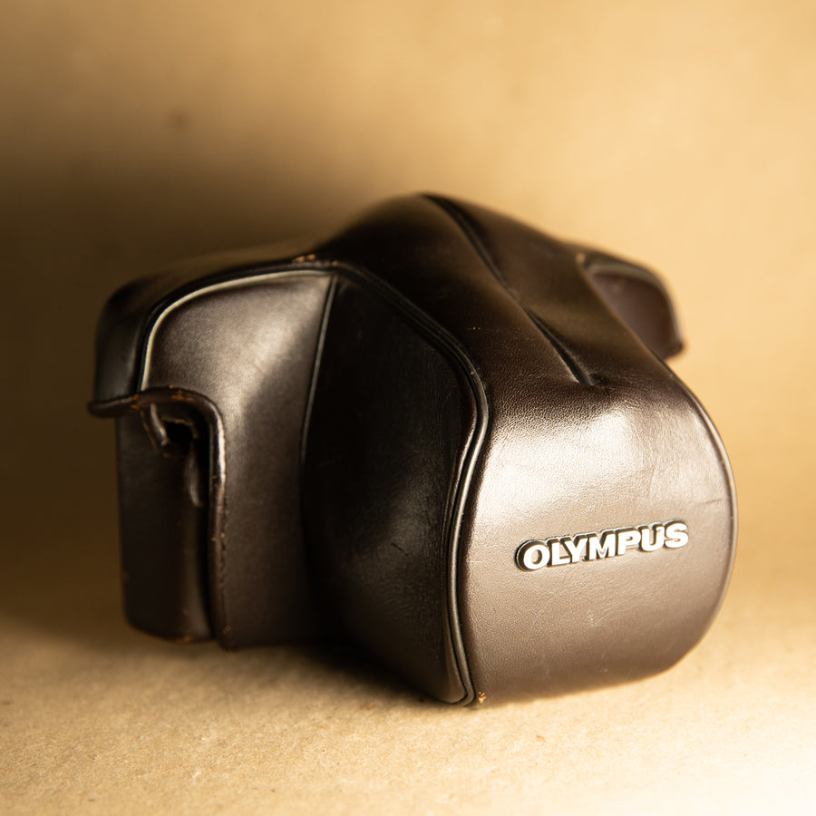 Dark Brown Olympus OM-1 and OM-2 Case for Olympus SLR 35mm film cameras
