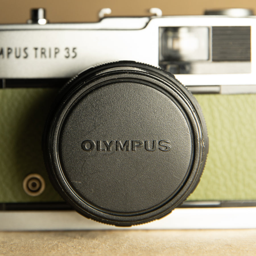 Original Vintage Olympus Trip and Pen Lens Cap Cameras By Max Ltd