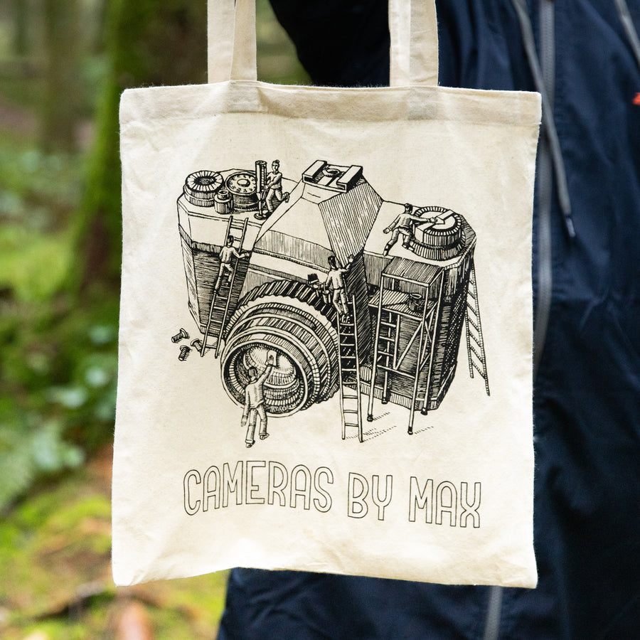 Exclusive Cameras By Max camera tote bag merch